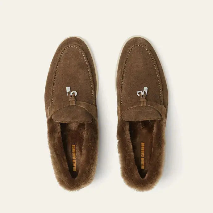 Women's Moorland Suede Summer Loafers Gilded Cadence