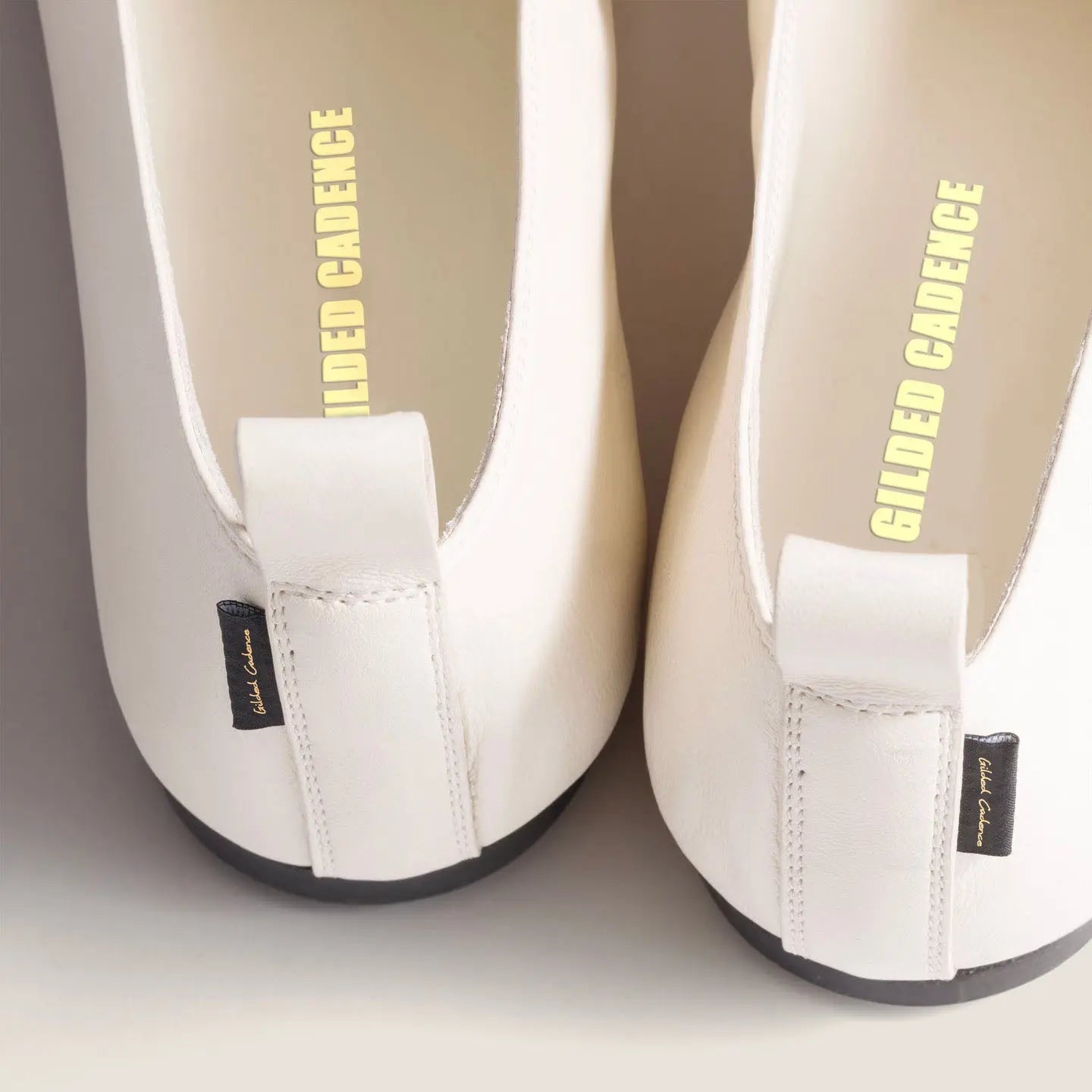 panache nappa leather ballerinas Gilded Cadence