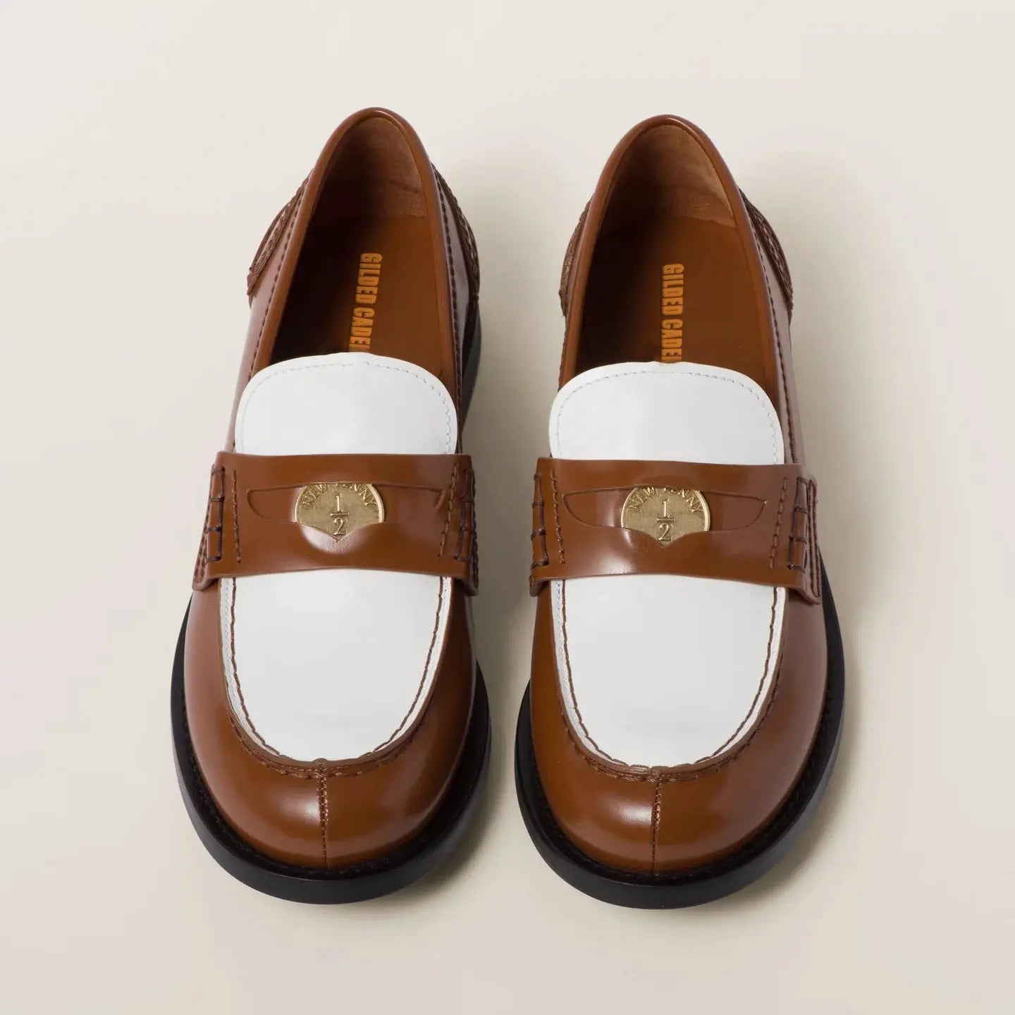 Leather penny loafers Gilded Cadence