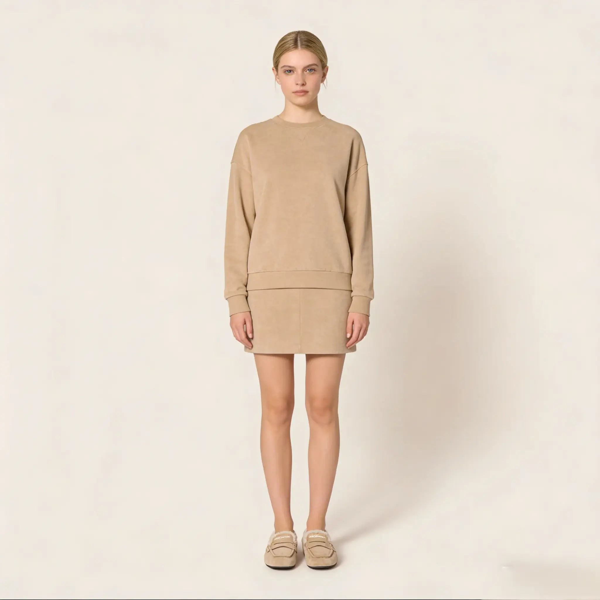 Ruches suede loafers Gilded Cadence