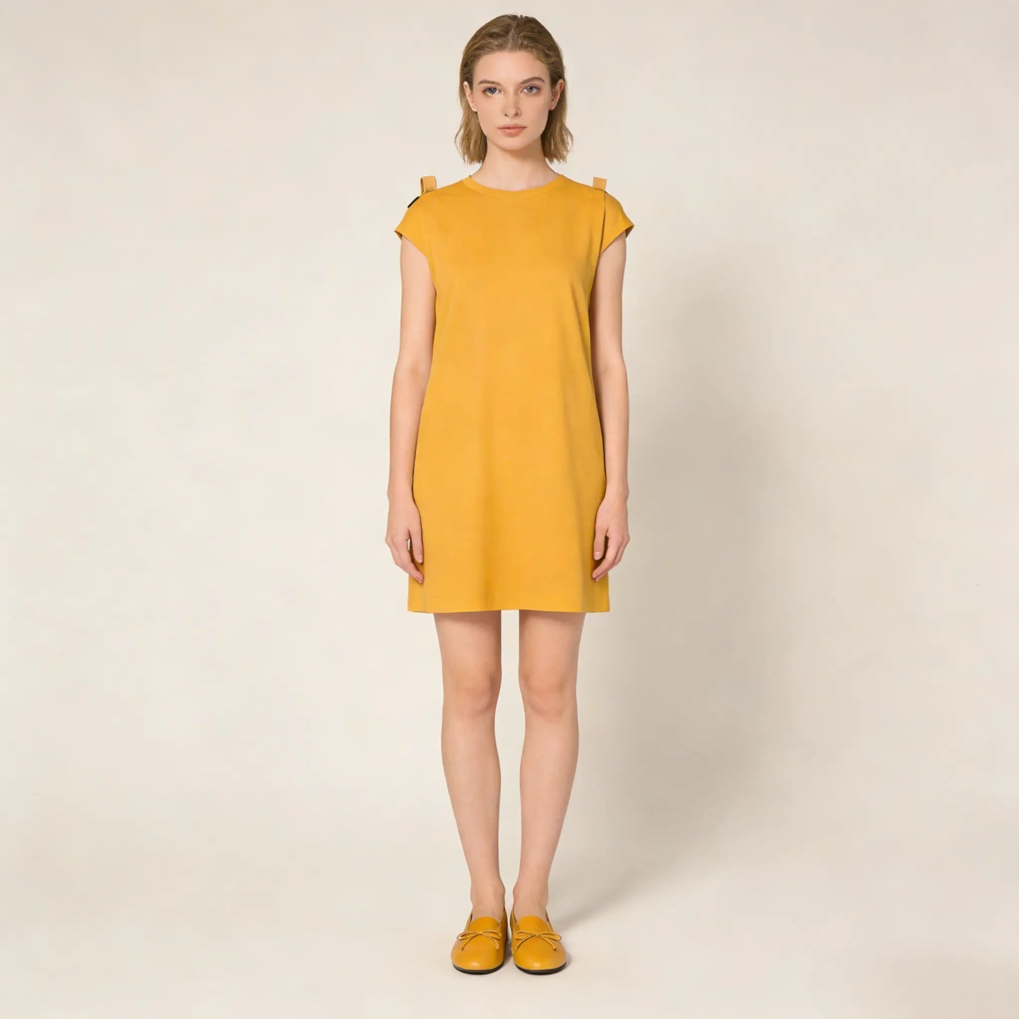 panache nappa leather ballerinas Gilded Cadence