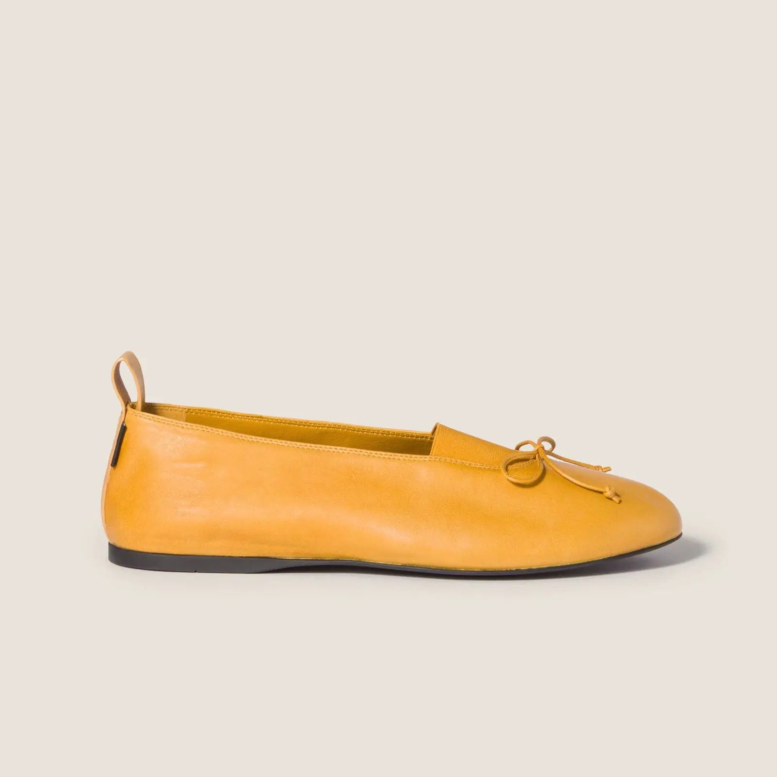 panache nappa leather ballerinas Gilded Cadence