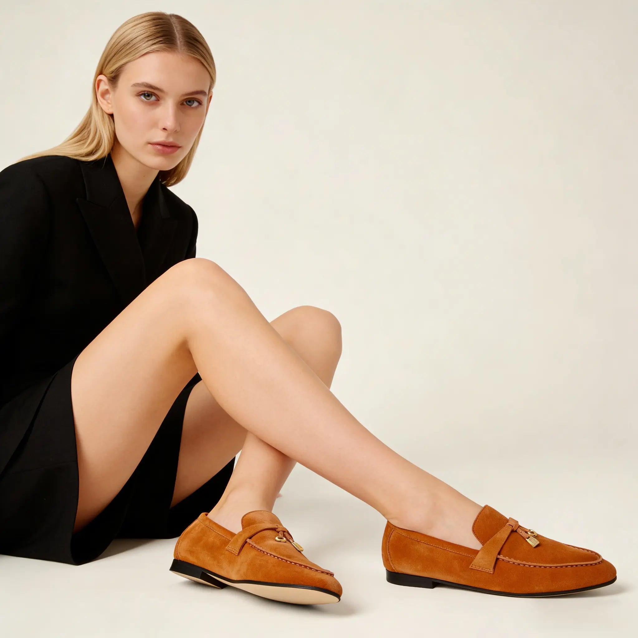 Joan Loafer Citrus Orange Gilded Cadence