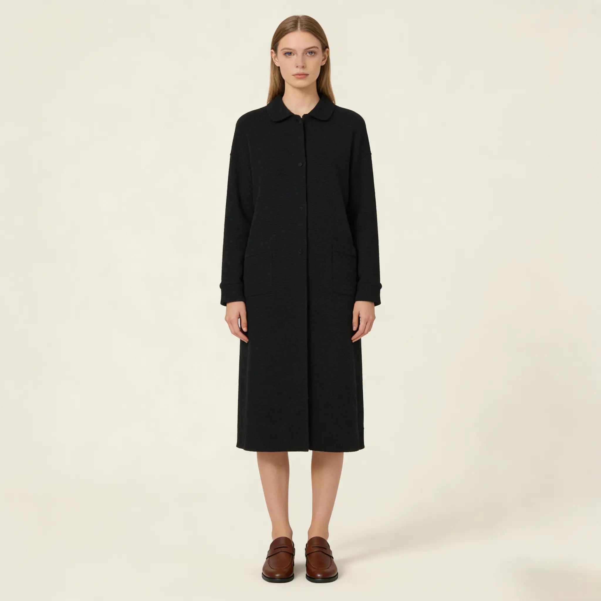 Women's Burnt Tan Calfskin Loafers Gilded Cadence