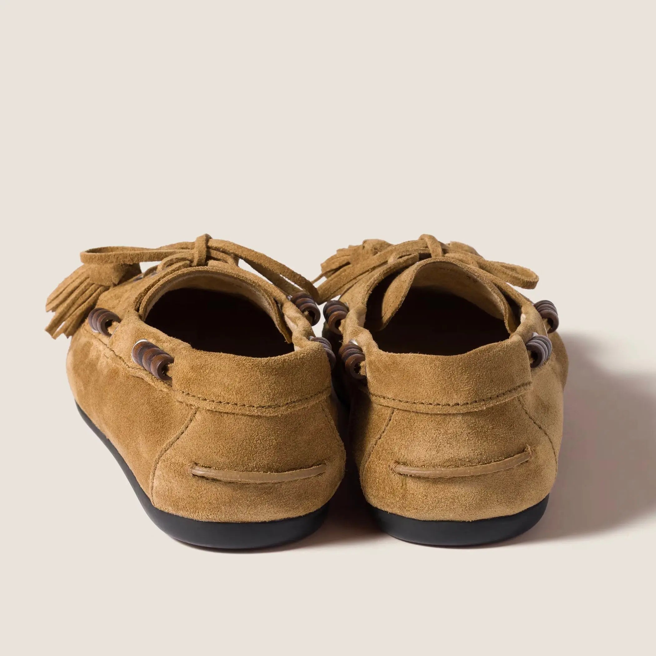Suede tassel loafers Gilded Cadence
