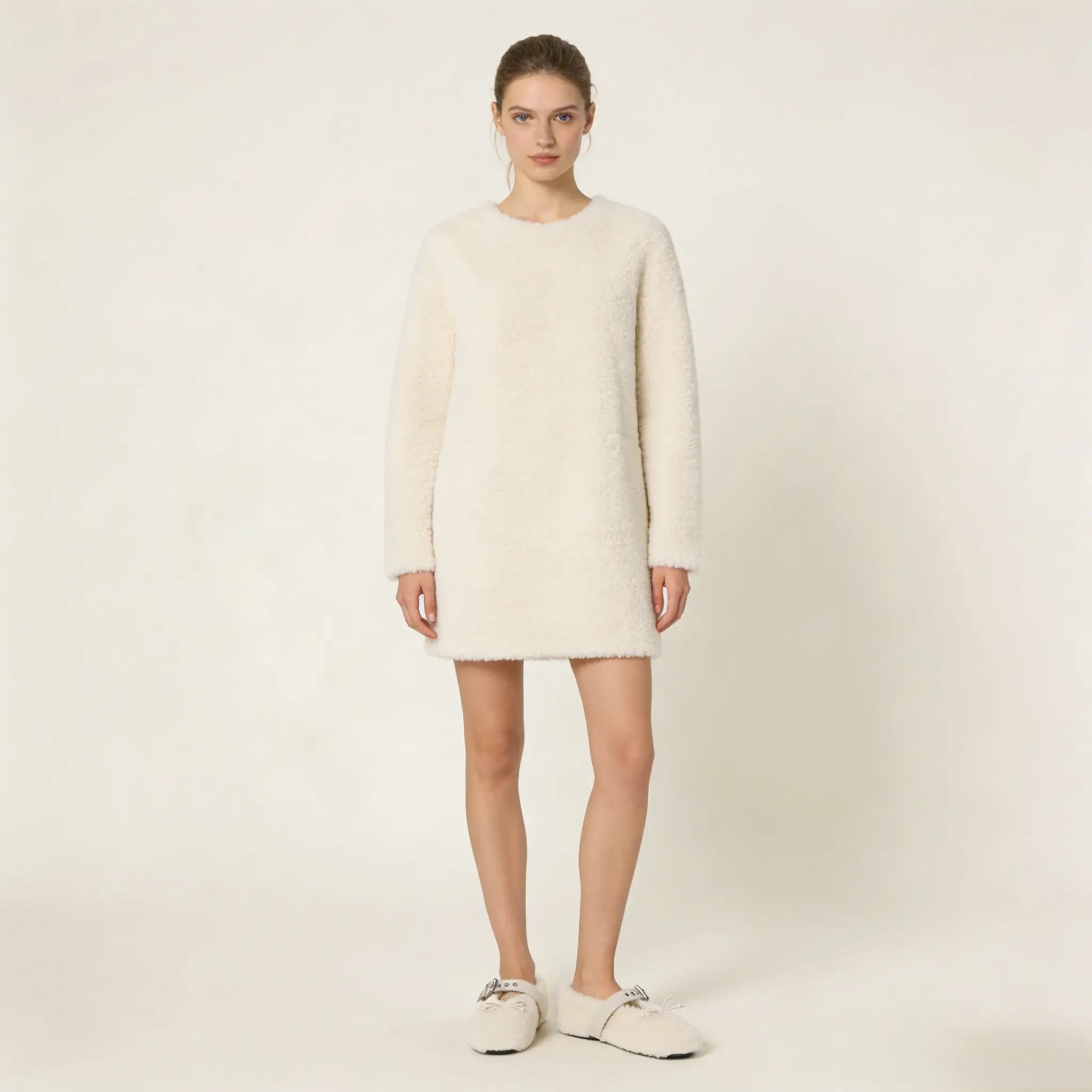 Shearling ballerinas Gilded Cadence