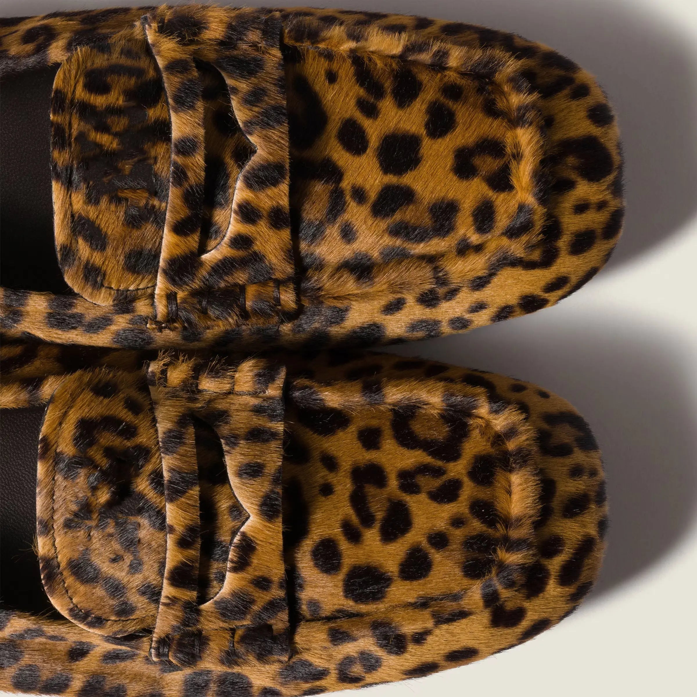 Ruched Printed Leather Loafers - Snake Gilded Cadence