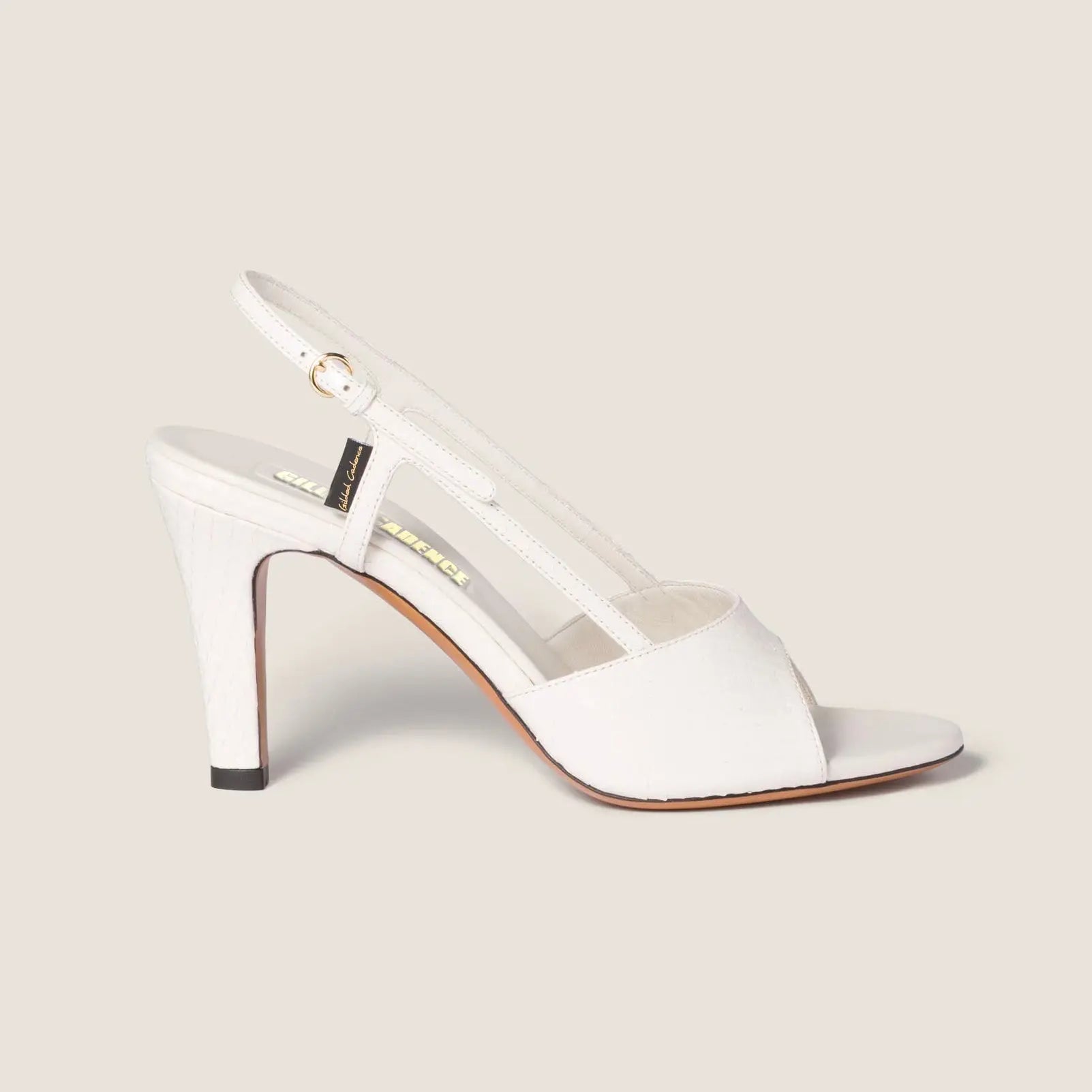 Women's Clear Strap Snakeskin Sandals Gilded Cadence