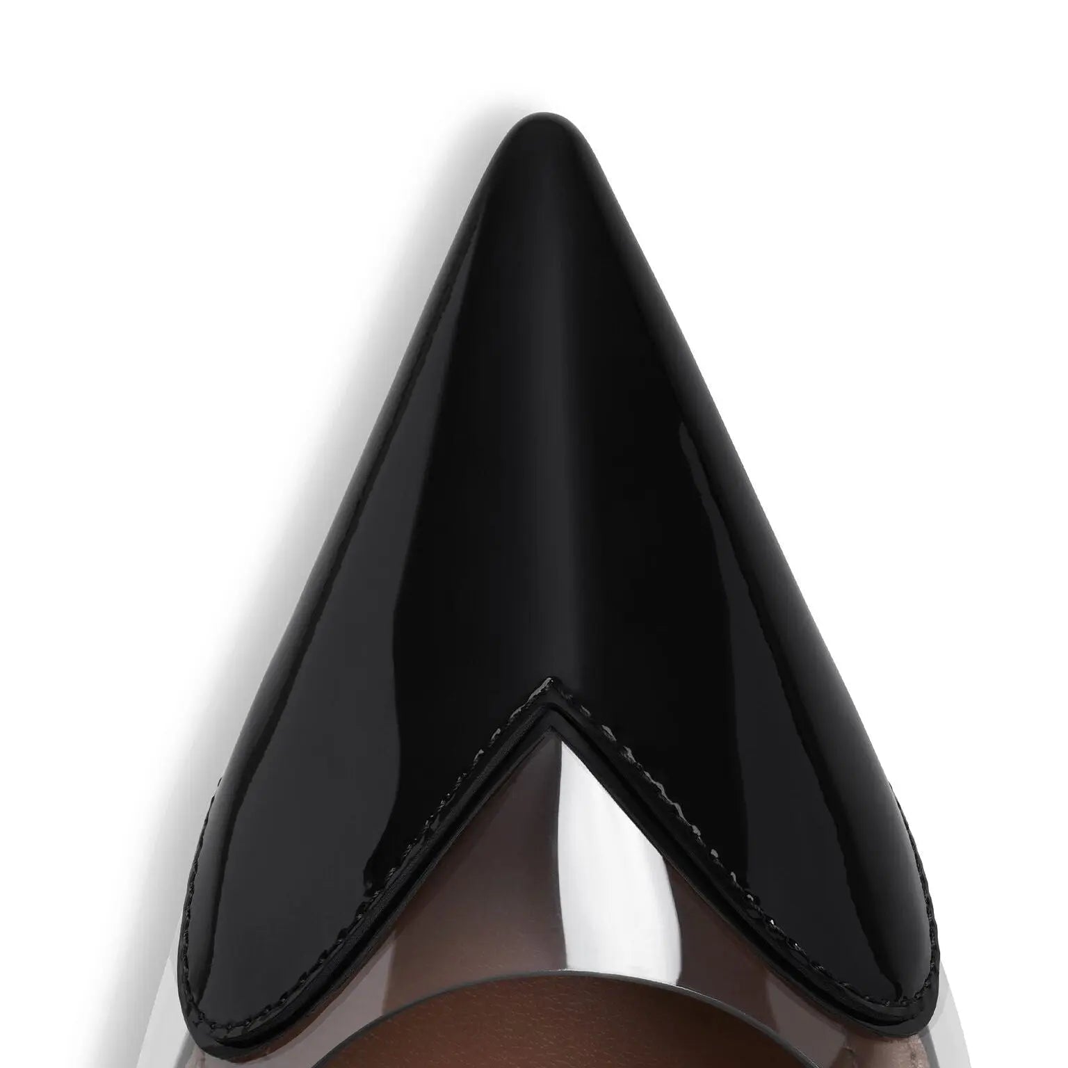 Heart Mules in Patent Leather black Gilded Cadence