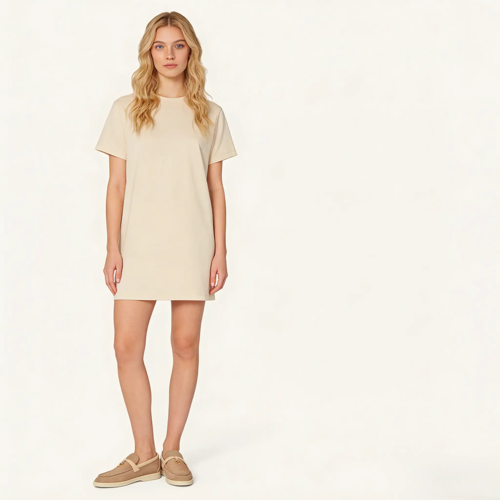 Women's Light Mastic Suede Summer Loafers Gilded Cadence