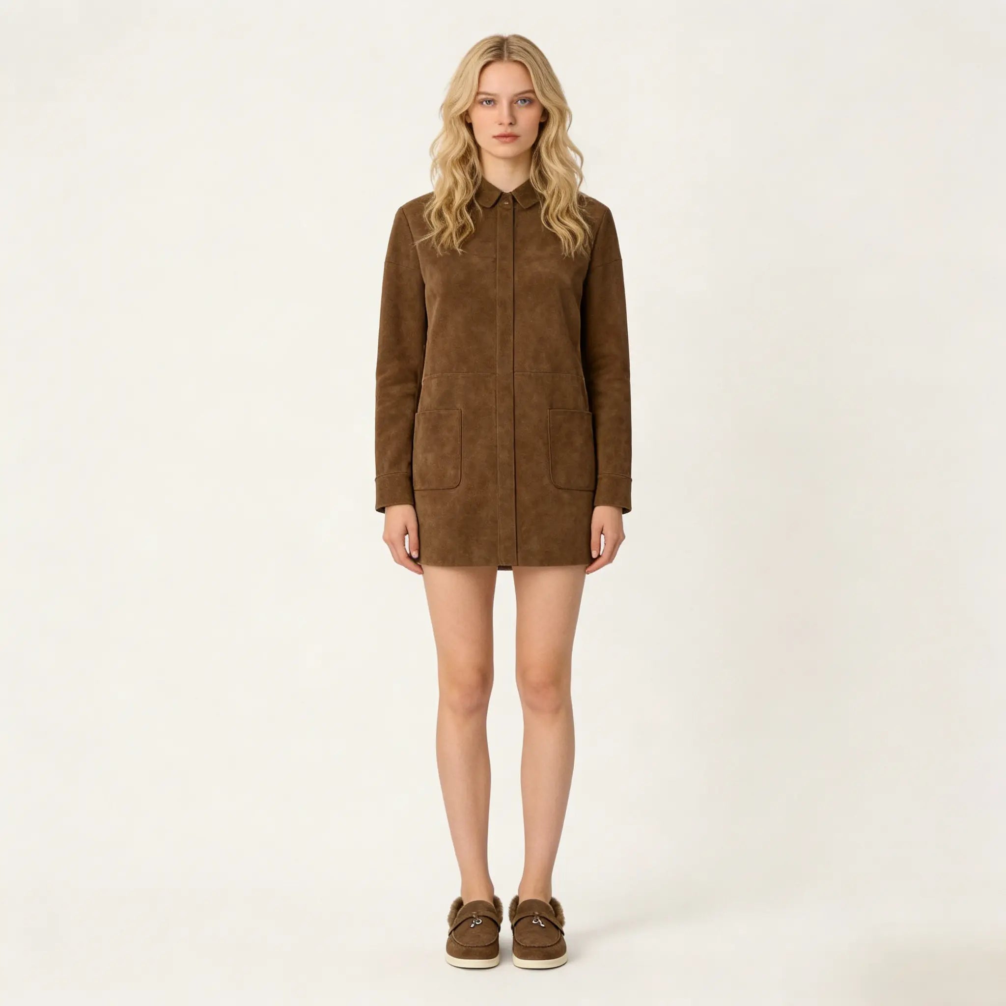 Women's Moorland Suede Summer Loafers Gilded Cadence