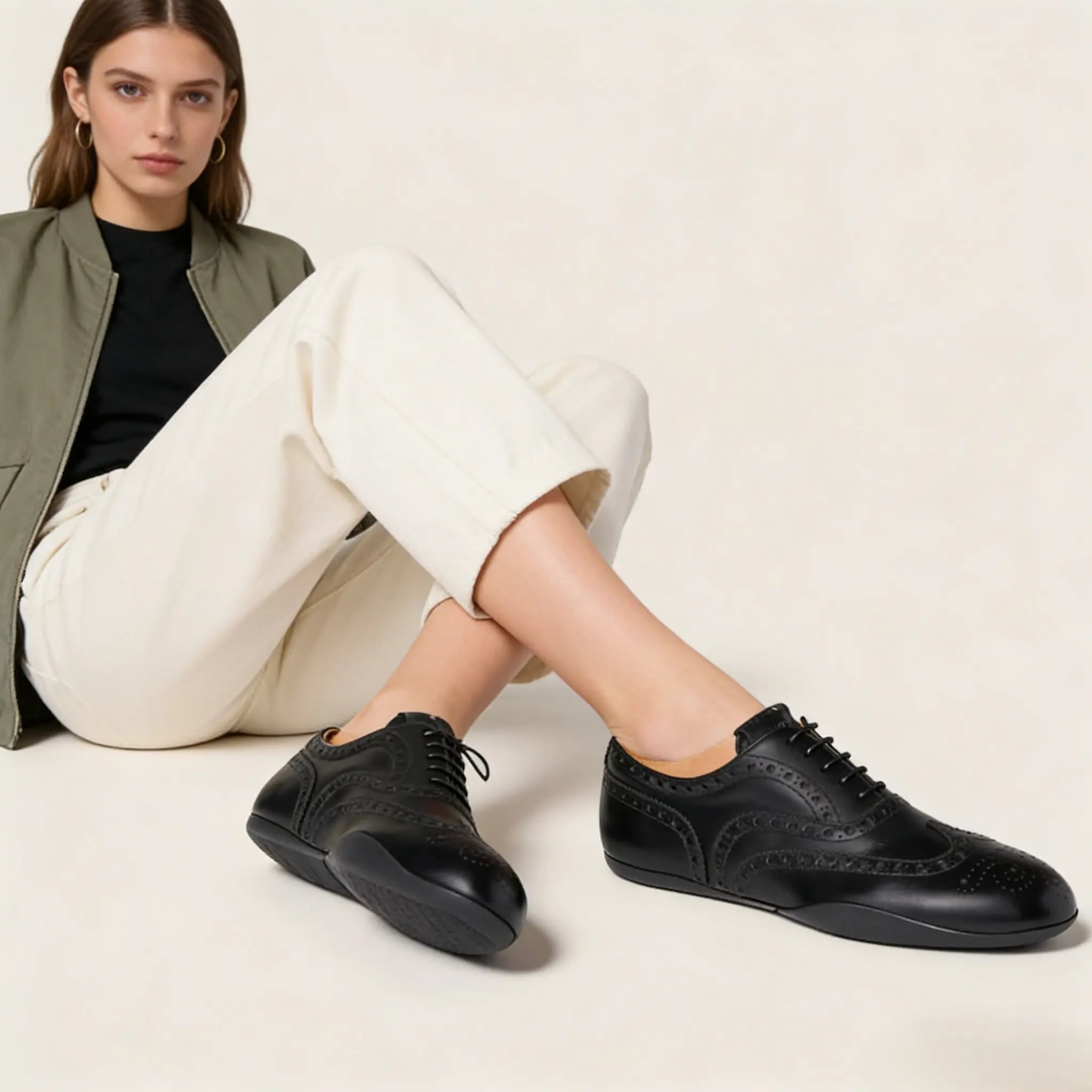 Calf Leather Brogue Dress Shoes Gilded Cadence