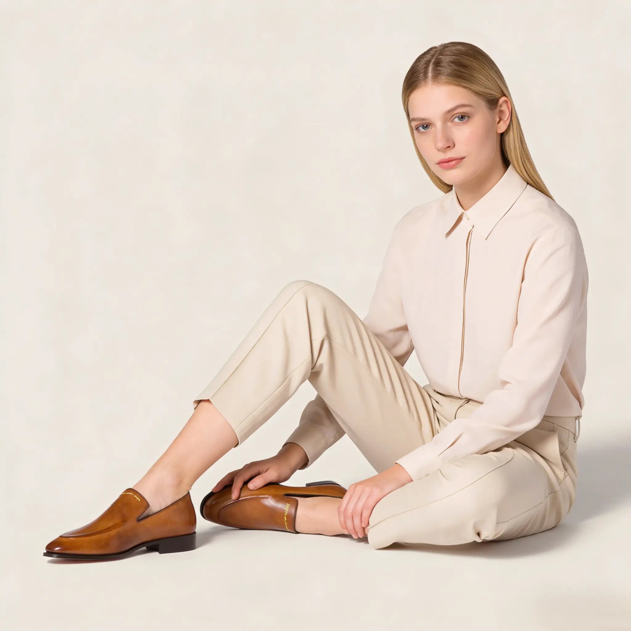 Leather loafers Gilded Cadence