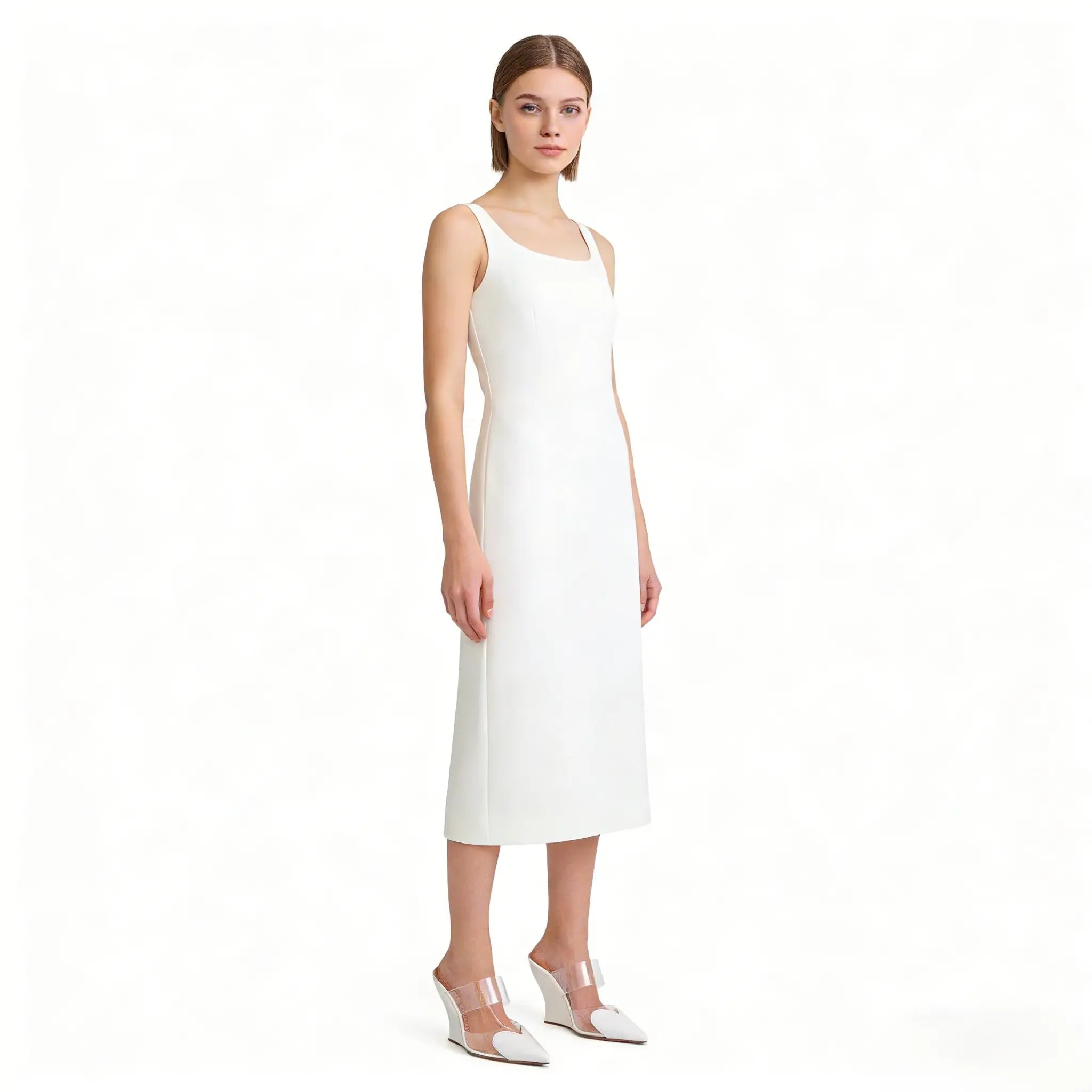 LE C?UR WEDGE MULES IN PATENT LEATHER Gilded Cadence