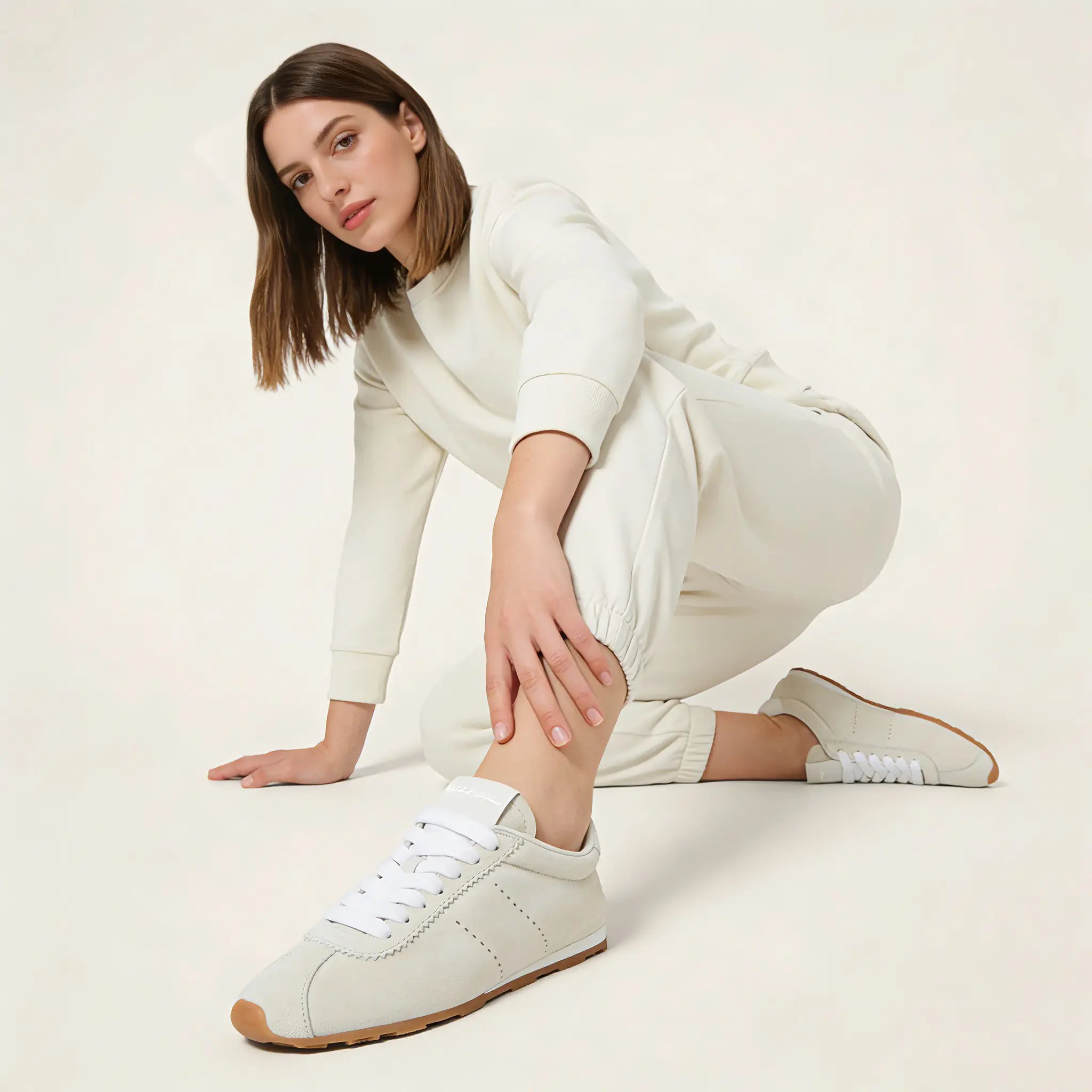 Plume suede sneakers Gilded Cadence