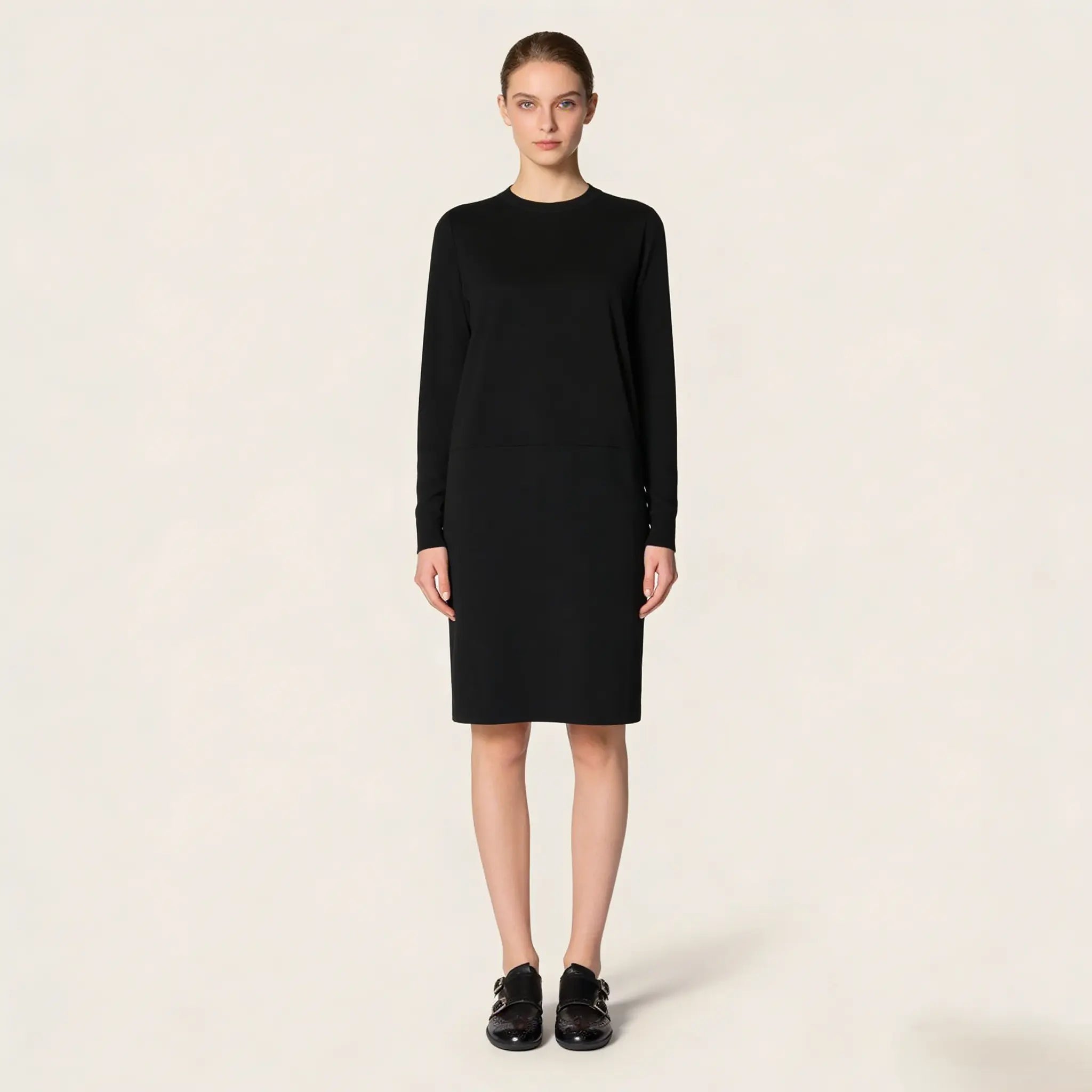 Calf leather brogue shoe with buckles Gilded Cadence