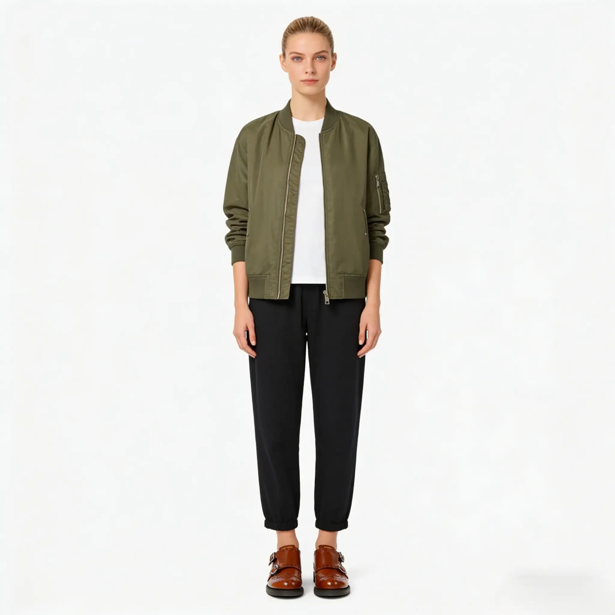 Double Monk Strap Leather Brogues Gilded Cadence