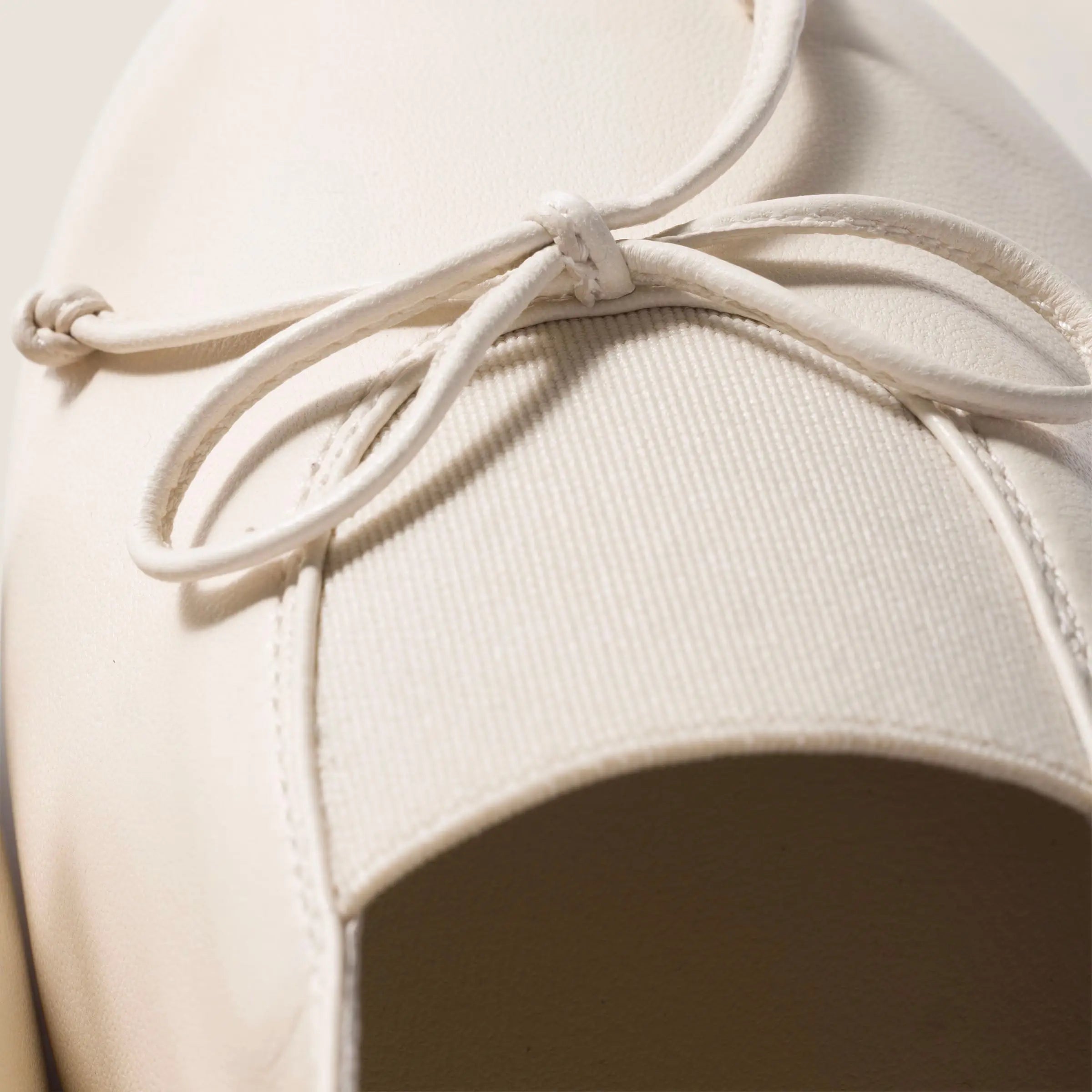 panache nappa leather ballerinas Gilded Cadence