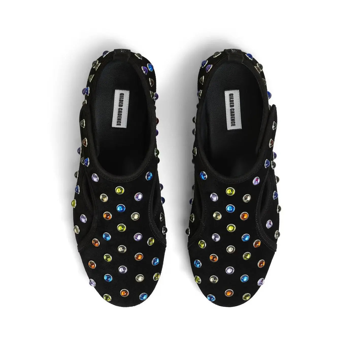 FLEX SLIPPERS IN SUEDE WITH BEADS Gilded Cadence