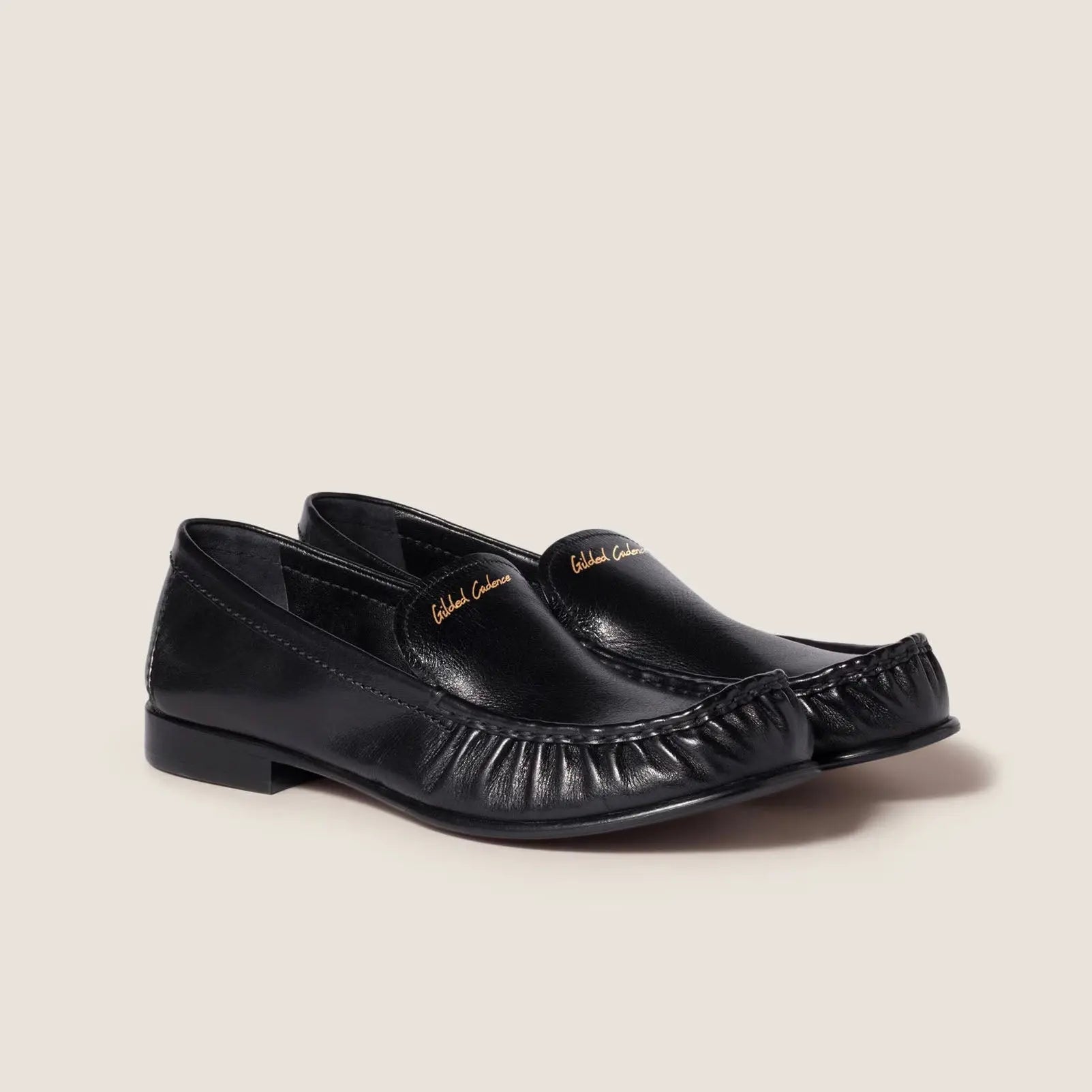 Buffalo leather loafers Gilded Cadence