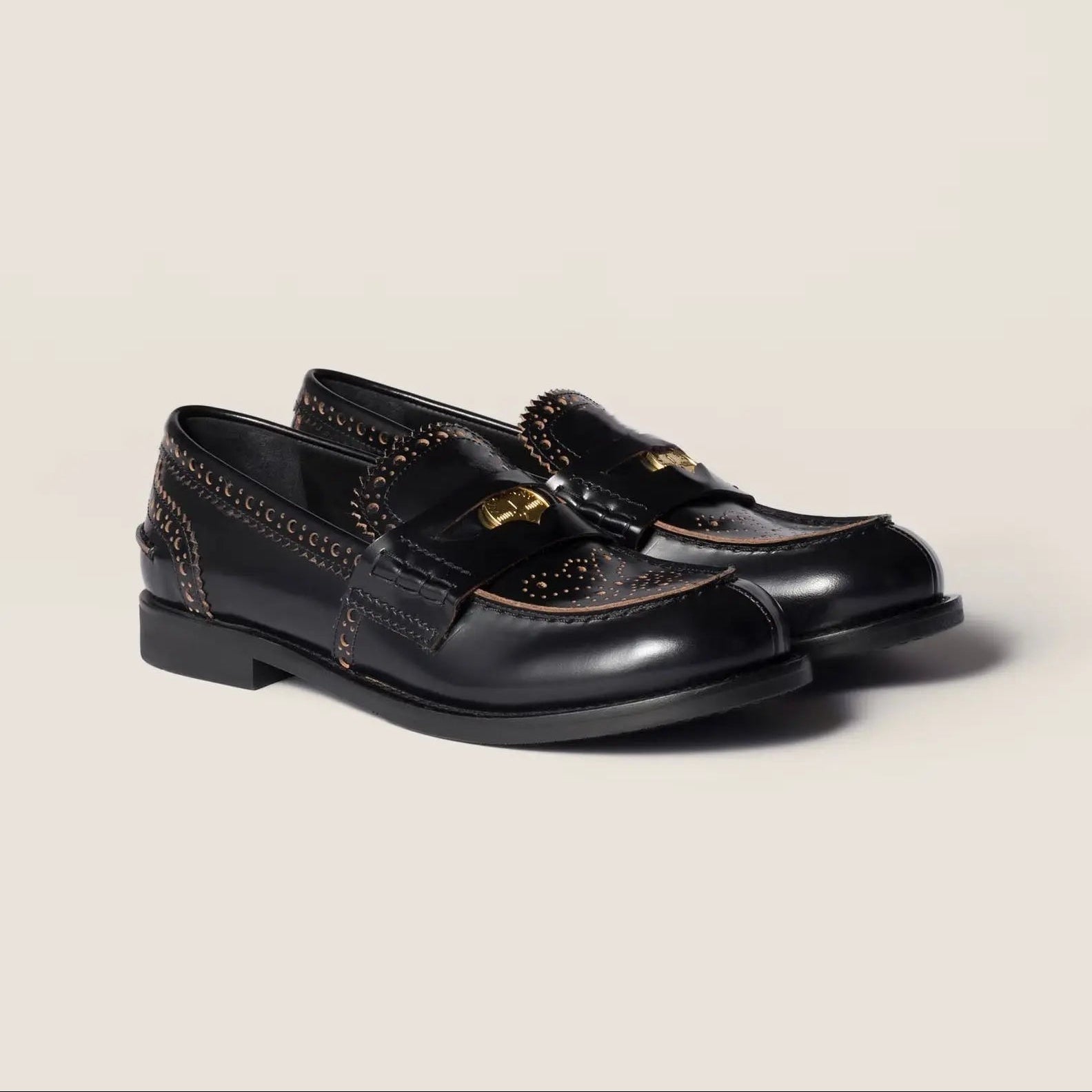 Leather loafers Gilded Cadence