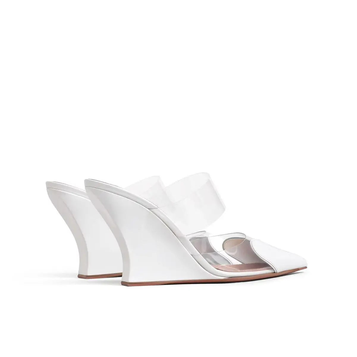 LE C?UR WEDGE MULES IN PATENT LEATHER Gilded Cadence