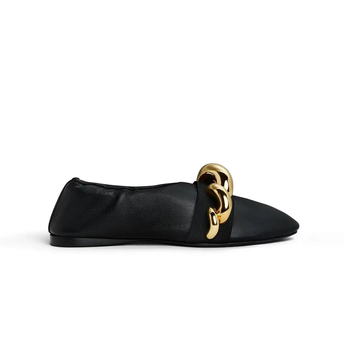 JEWEL SLIPPERS IN LEATHER Gilded Cadence