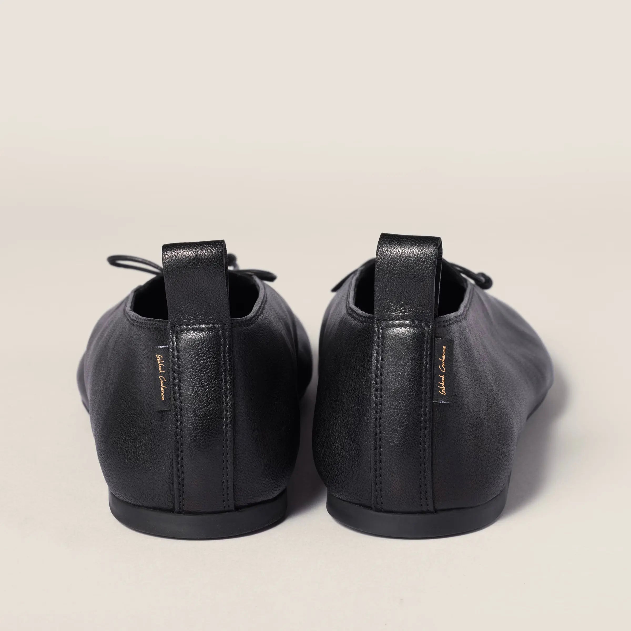 panache nappa leather ballerinas Gilded Cadence