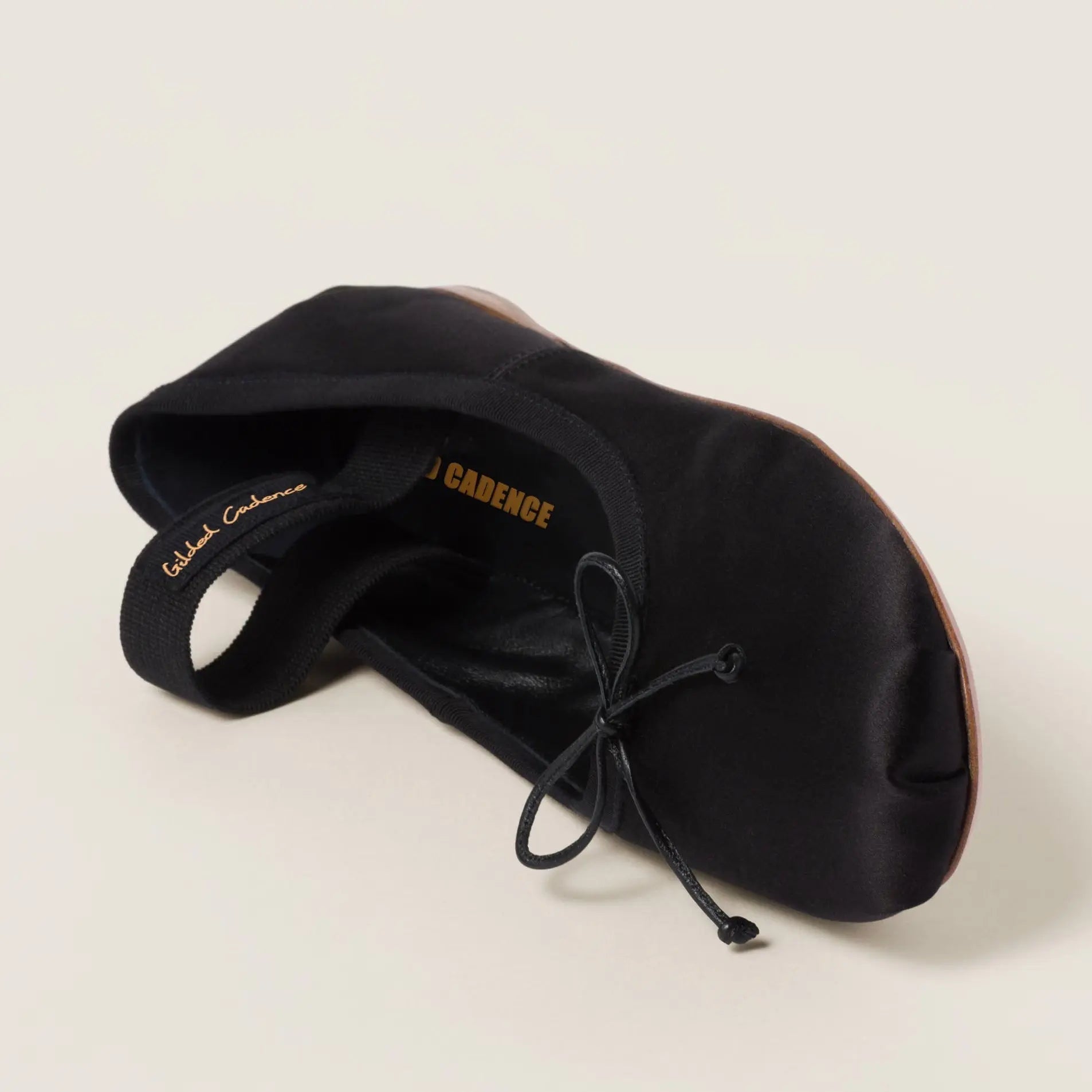 Satin ballerinas Gilded Cadence