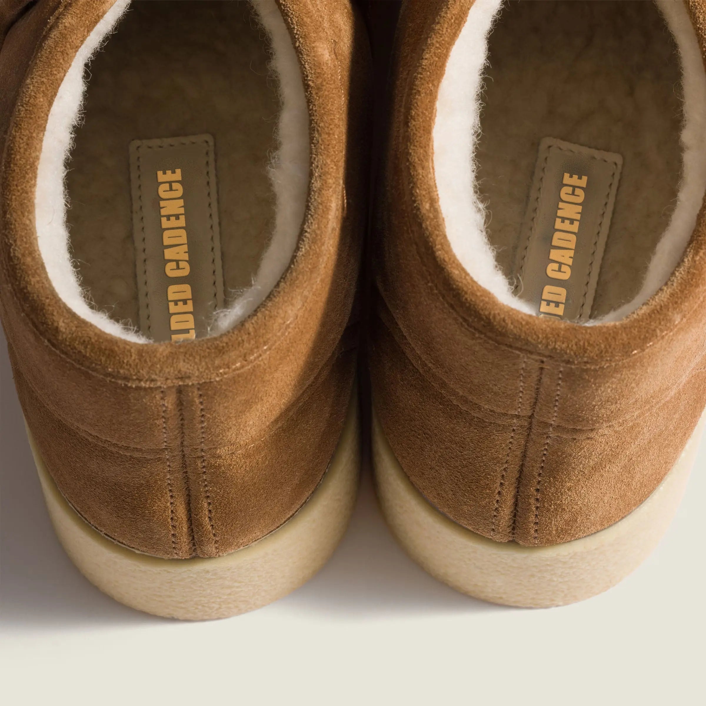 Bronze Metallic Shearling Mini Boots Gilded Cadence