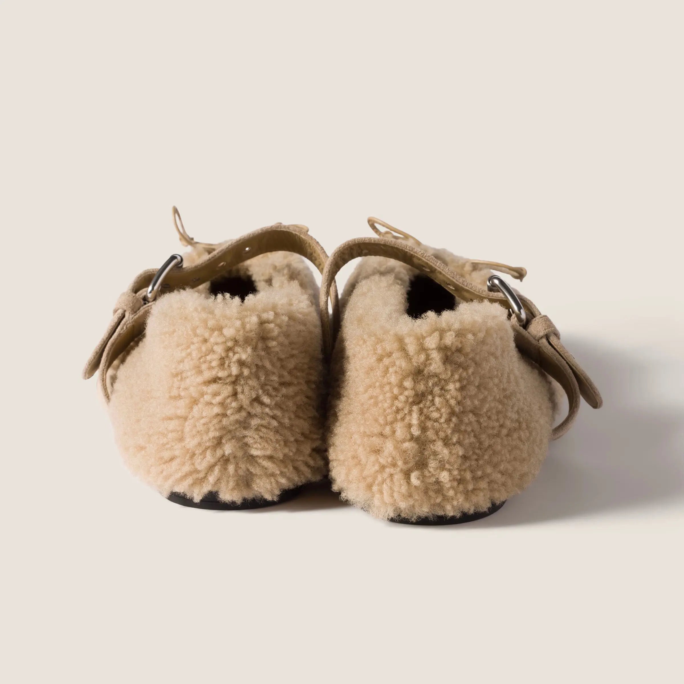Shearling ballerinas Gilded Cadence