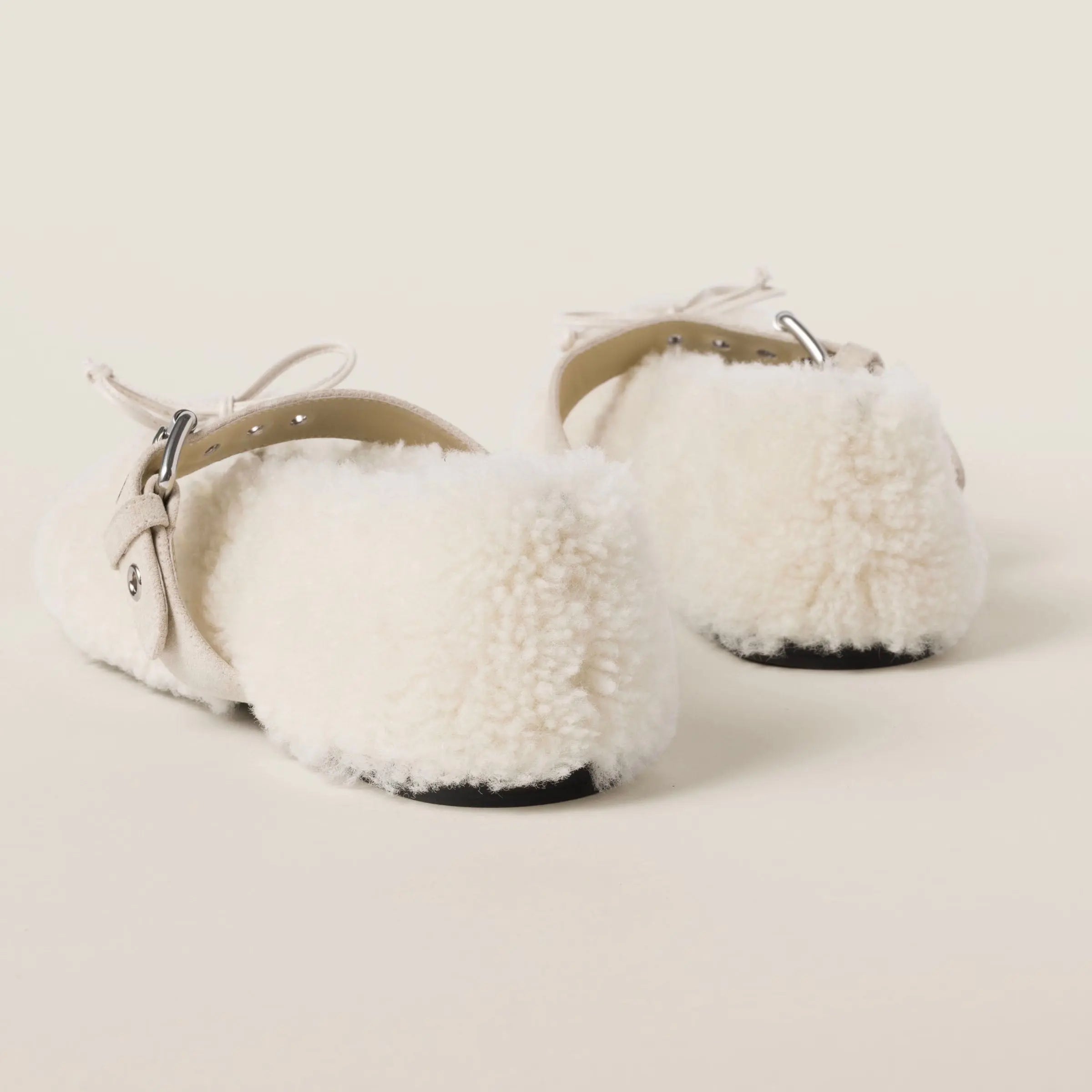 Shearling ballerinas Gilded Cadence