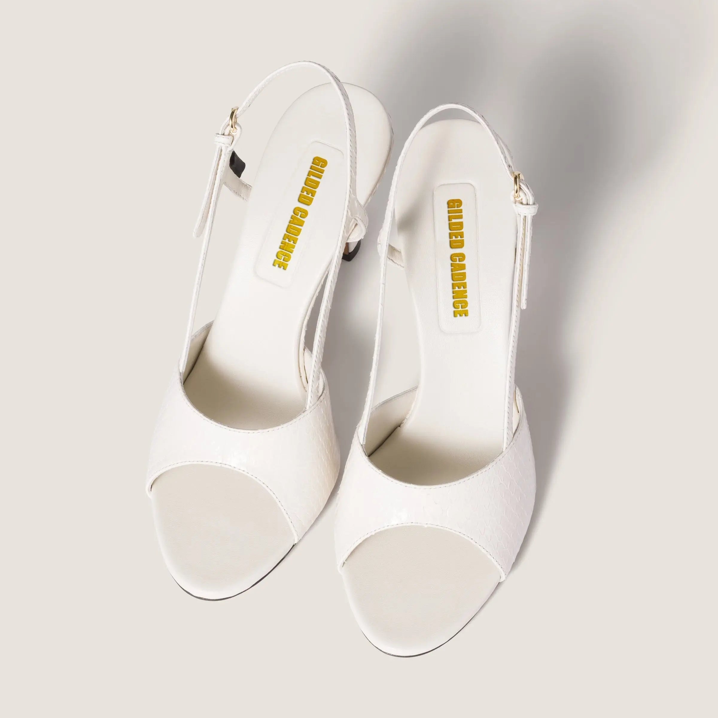 Women's Clear Strap Snakeskin Sandals Gilded Cadence