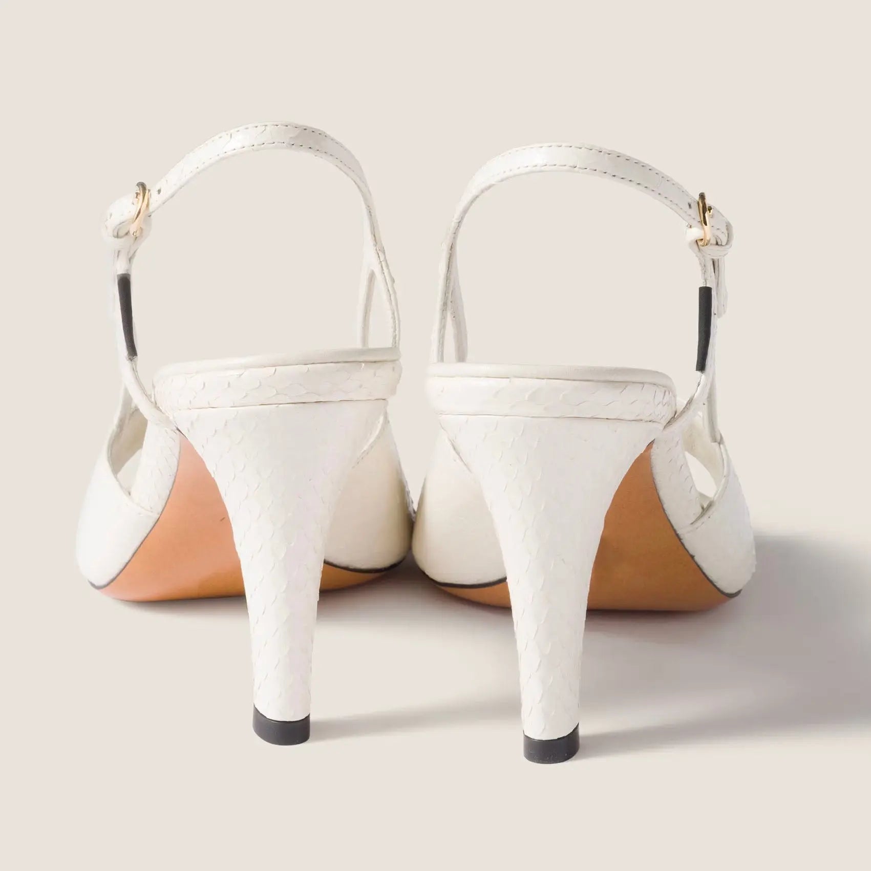 Women's Clear Strap Snakeskin Sandals Gilded Cadence