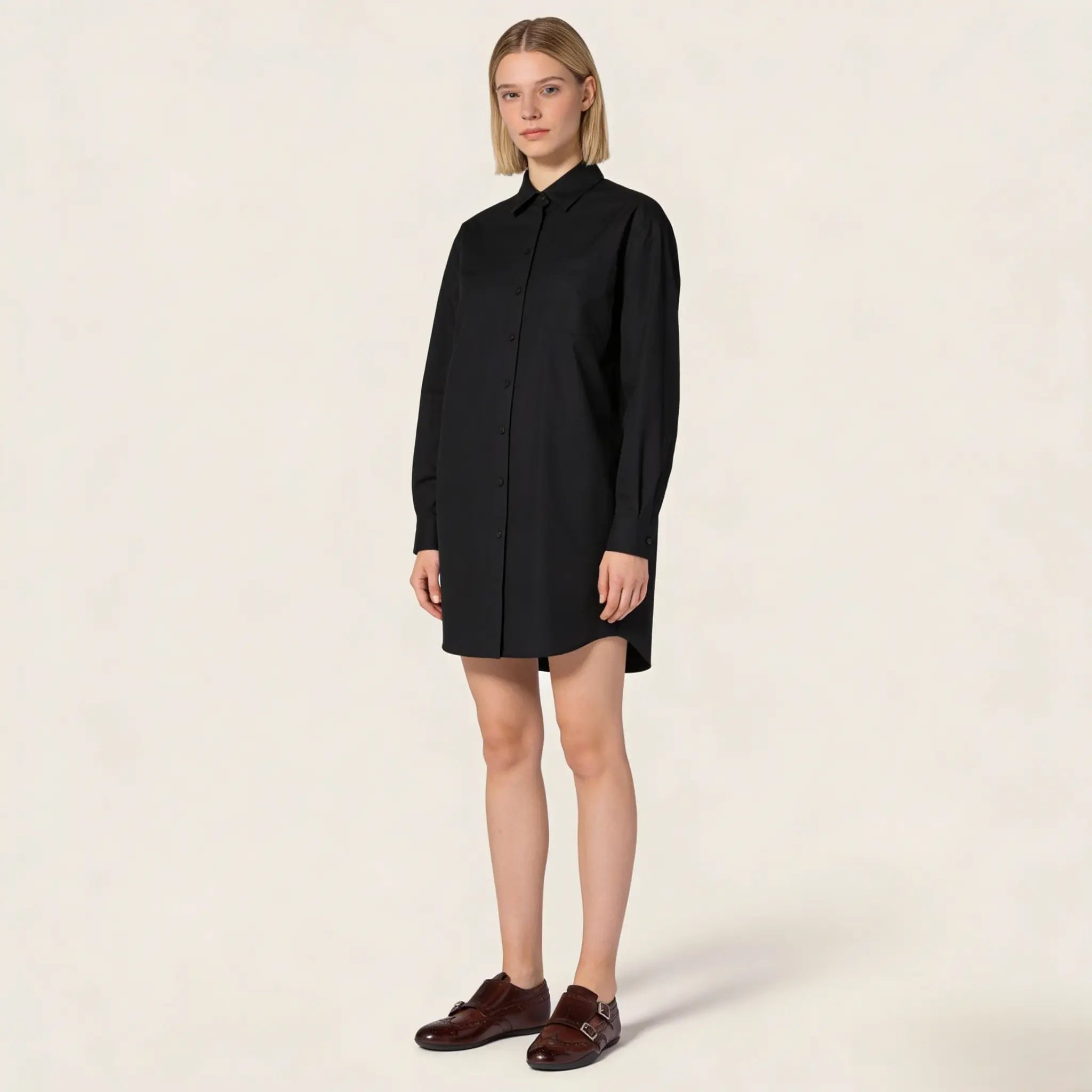 Calf leather brogue shoe with buckles Gilded Cadence