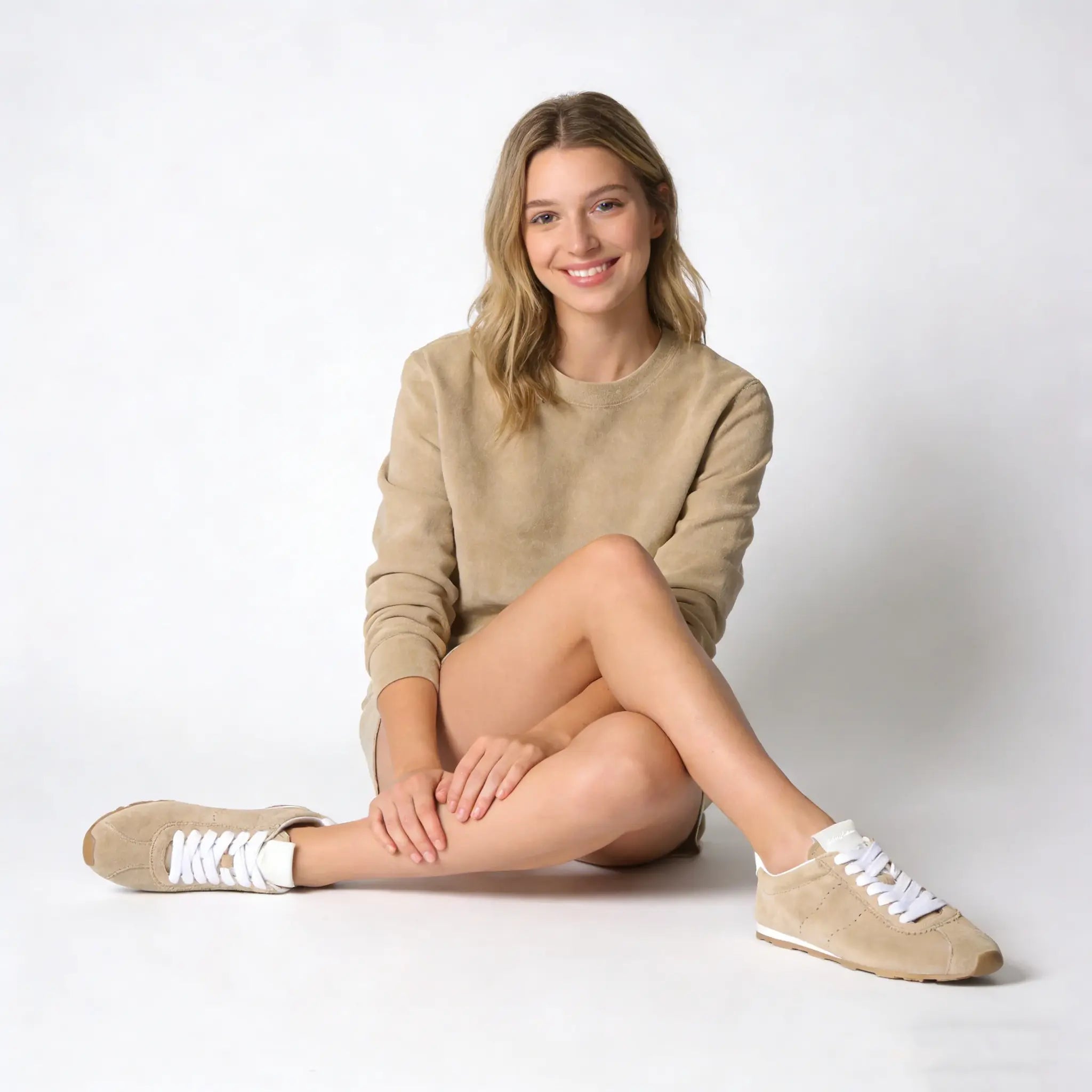 Plume suede sneakers Gilded Cadence