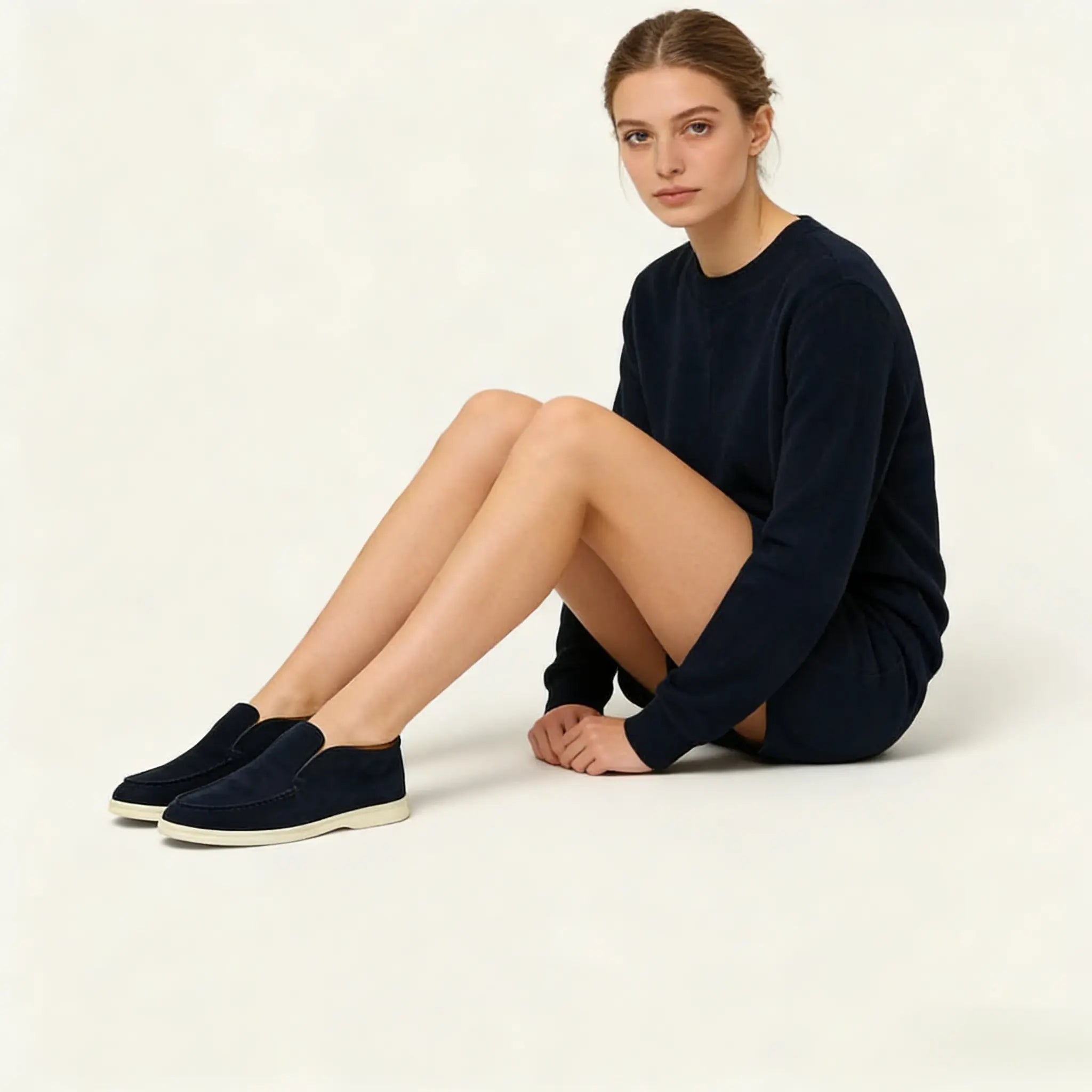 Women's Suede Open Walk Boots Gilded Cadence