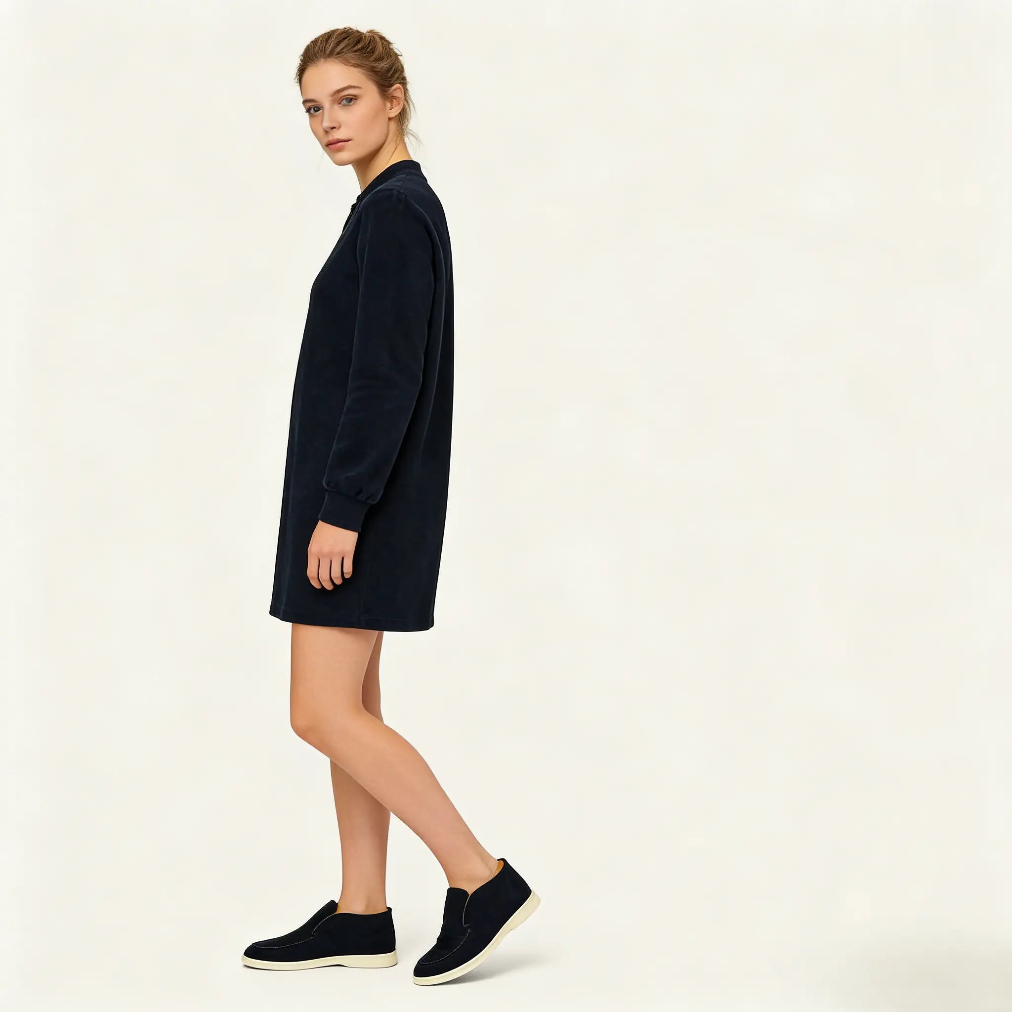 Women's Suede Open Walk Boots Gilded Cadence